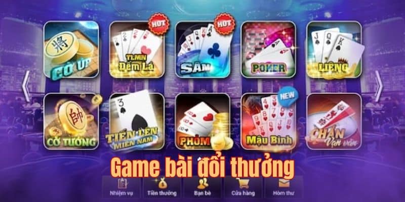 Khám phá sảnh game bài đổi thưởng độc đáo
